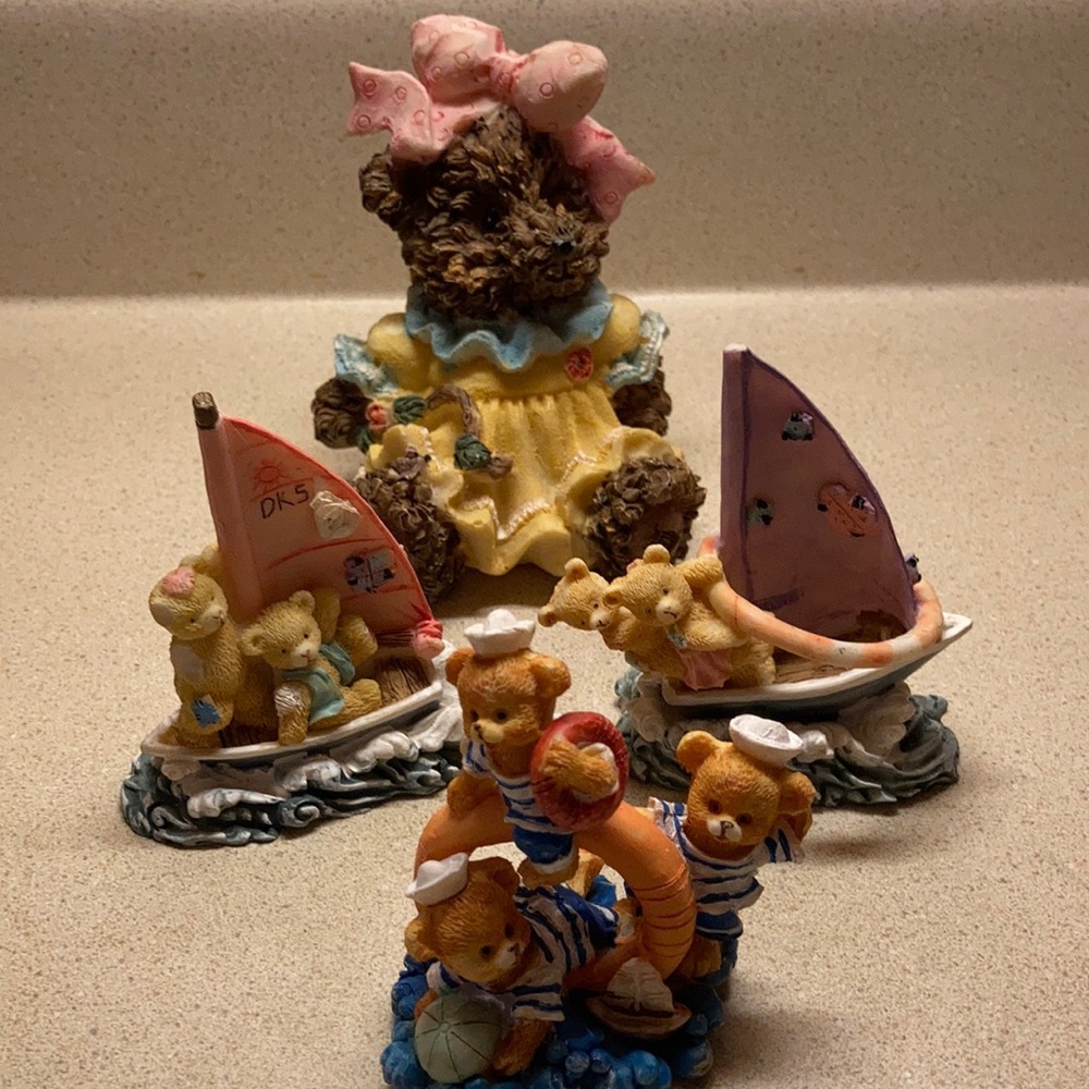 4 pc Summer Bear Set
